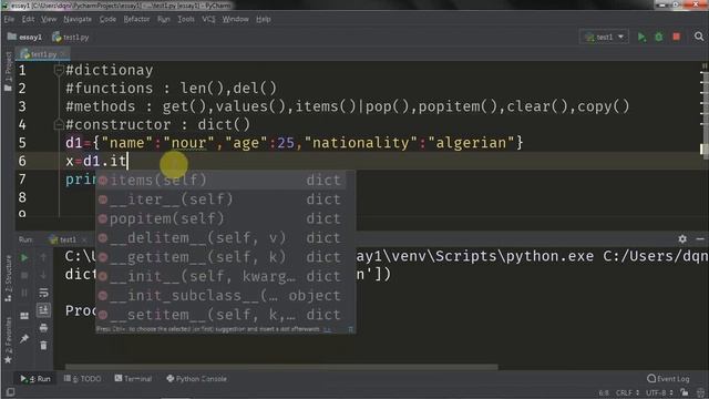 #15 الدوال و الطرق المستعملة في Dictionary بايثون | Dictionary functions & methods in python смотреть онлайн