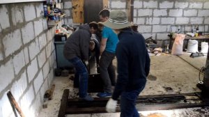 подъемник в гараж, двухстоечный подъемник, установка подъемника своими руками