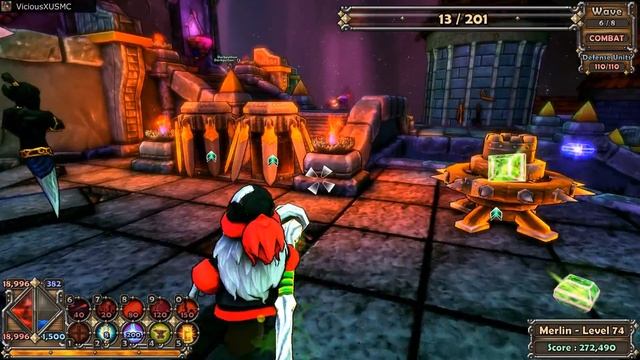 Dungeon Defenders - Nightmare Endless Spires Squire Tutorial смотреть онлайн