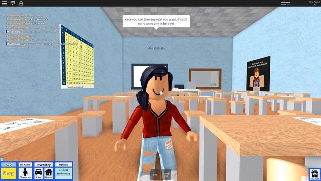 MEAN GIRL AT SCHOOL! ROBLOX HIGH SCHOOL ROLEPLAY