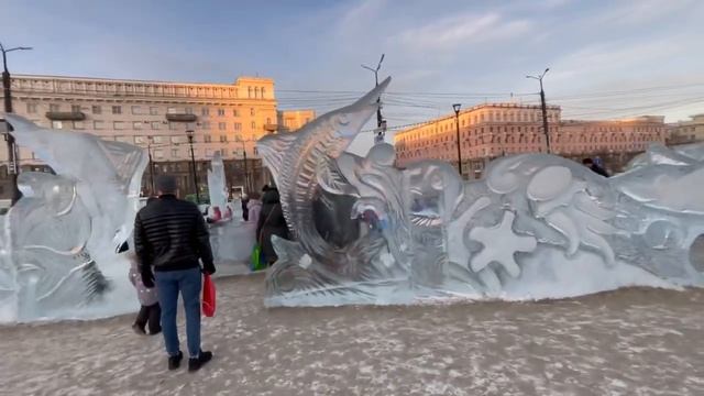 Влог_210123. ДР клиентки. Прогулка по ледовому городку. Одна работа смотреть онлайн
