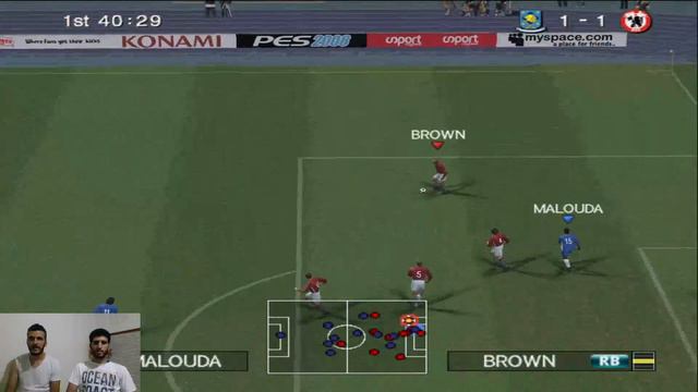Pro Evolution Soccer 2008 PES 2008: Chelsea vs Manchester United - Drogba vs Rooney Soccer Showdown смотреть онлайн