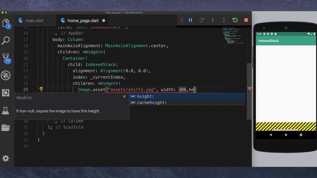Episode 7 - IndexedStack Widget - FlutterLearn Casts смотреть онлайн