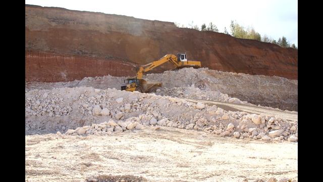 Ковш для LIEBHERR R974С в работе смотреть онлайн