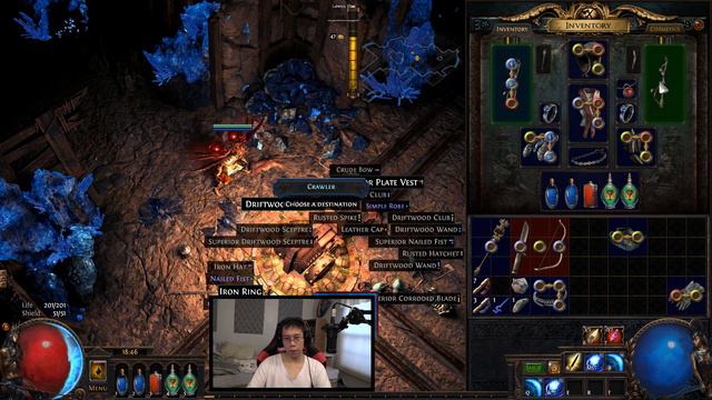 Path of Exile Delve League - Witch Let's Play Part 2 - Azurite смотреть онлайн