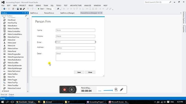 Creating Accounting Project : Part 19.2 | Person Form смотреть онлайн
