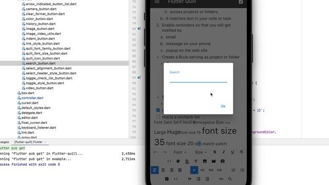 Flutter Quill - Search Text смотреть онлайн