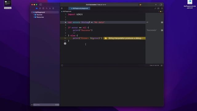 Опционалы в Swift смотреть онлайн