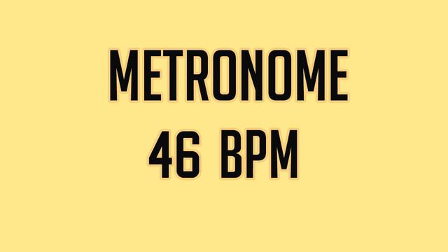 METRÔNOMO 46 BPM (METRONOME) смотреть онлайн