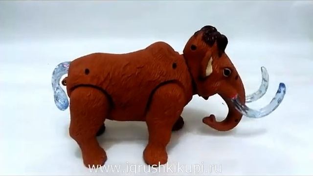 Игрушка Мамонт в действии - www.igrushkikupi.ru смотреть онлайн