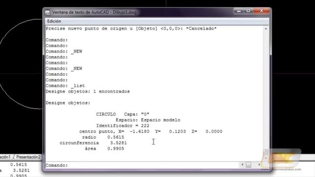 Autocad 2015. 2 5 La Ventana de Línea de Comandos смотреть онлайн