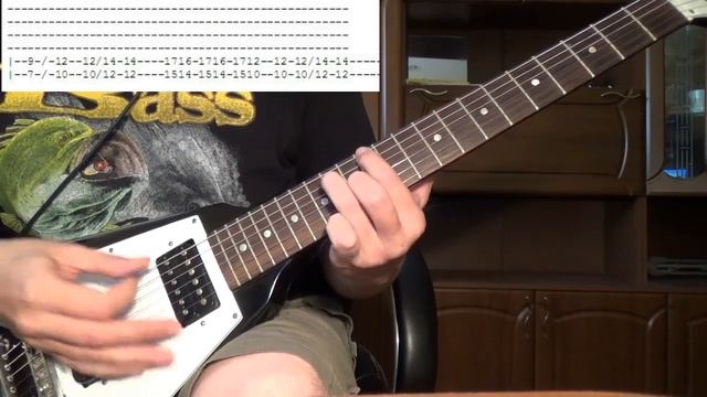 Black Sabbath - Iron Man (РИФ Как играть на гитаре) смотреть онлайн