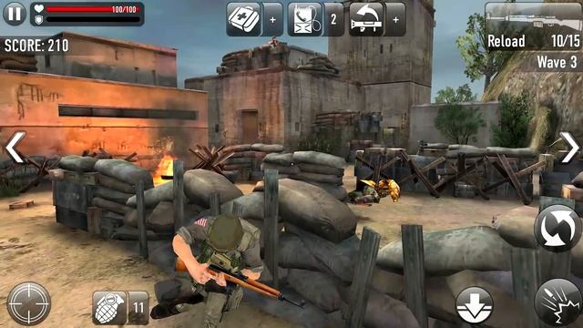 FRONTLINE COMMANDO D DAY Android Gameplay HD смотреть онлайн