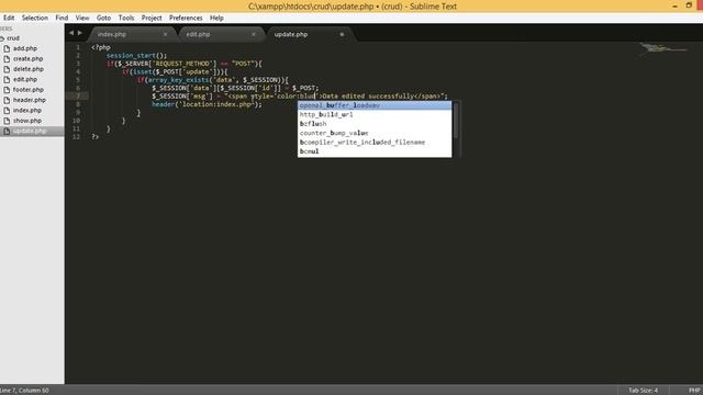 PHP CRUD using $_SESSION variable Part: 6 (Message Show) in Bangla смотреть онлайн