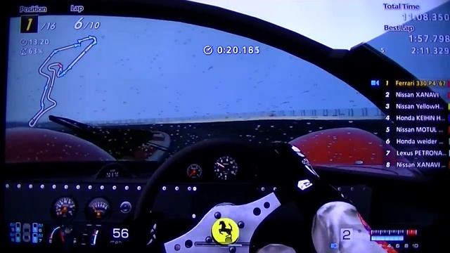 GT6 New Year Holiday Challenge:Nurburgring GP/F 10 Lap Survival Race Ferrari 330 P4 '67 смотреть онлайн