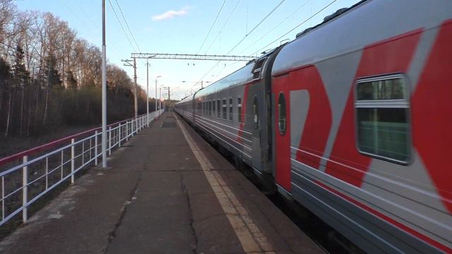 Электровоз ЭП20-024 с поездом № 029 Москва - Калининград смотреть онлайн