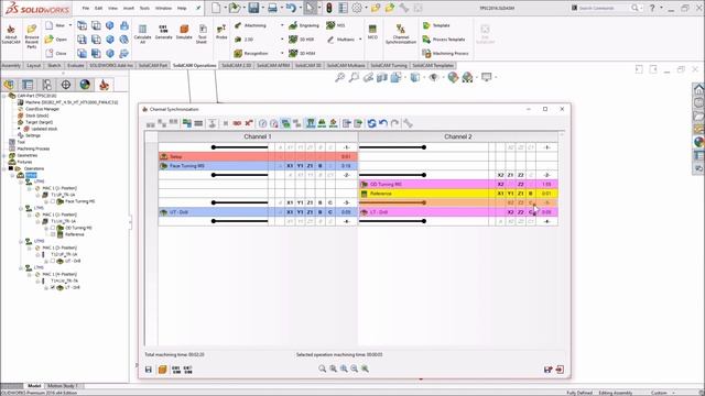 SolidCAM - Axis Sharing function смотреть онлайн
