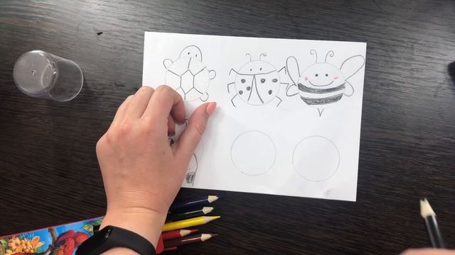 Превращаем круги в животных и насекомых смотреть онлайн