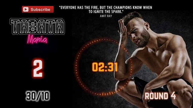 TABATA 30/10 - Workout Music W/ TIMER - Electro By TABATAMANIA