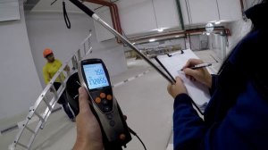 Замеры расходов воздуха противодымной вытяжной вентиляции, пусконаладка