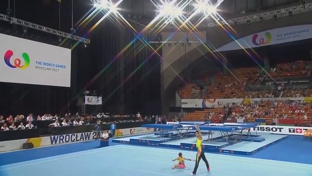 World Games 2017 Poland - Beiakou Artur&Volha Melnik - Balance routine смотреть онлайн