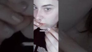 прокол уздечка, (смайл)  в домашних условиях
