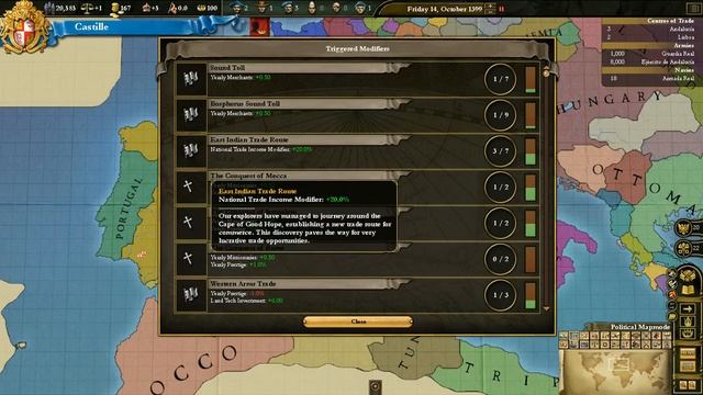 Europa Universalis 3: Divine Wind Tutorial - Triggered Modifiers (17/25) смотреть онлайн