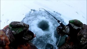 Зимняя рыбалка в Саратовской области. с. Усовка.