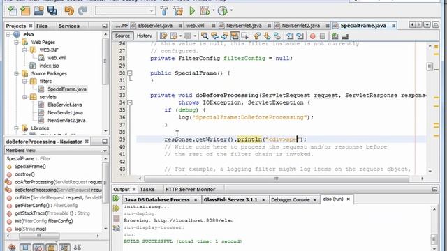 How to create a servlet filter смотреть онлайн