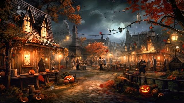 Halloween Music 2023 ? Relaxing Halloween Music with Spooky Night Ambience смотреть онлайн