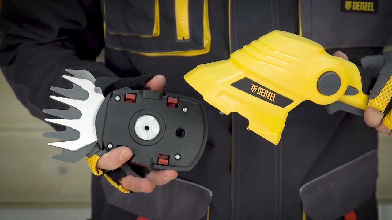 Ножницы кусторез DENZEL с телескопической штангой G801E смотреть онлайн