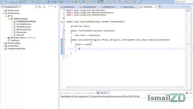 Java Tutorial | Limiting Chars on JTextField using PlainDocument (Validation) смотреть онлайн