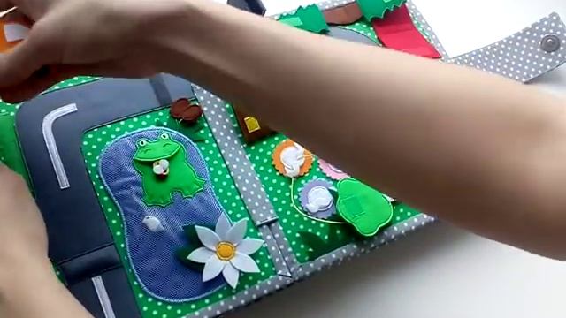 Развивающая книжка №13.Developing book.Quiet book смотреть онлайн