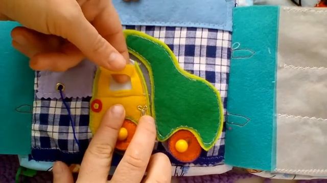 Развивающая книга из фетра от Надежды смотреть онлайн