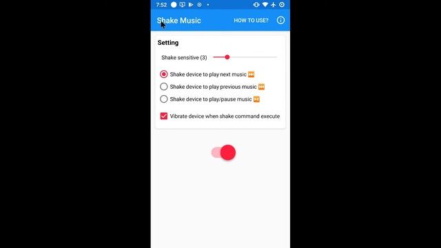 Shake Music - Control Music Player By Shake Device For Android смотреть онлайн