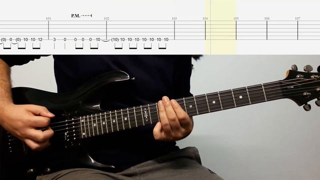 Papa Roach - Cut The Line Guitar Cover With Tabs And Backing Track(Drop B) смотреть онлайн