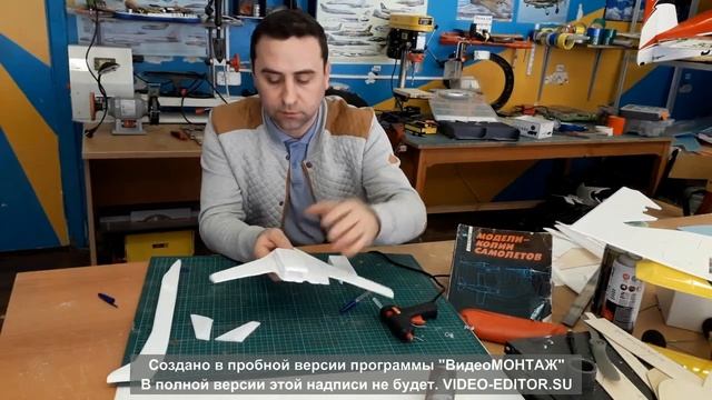 Модель планера из полочной плитки Ту-160 смотреть онлайн