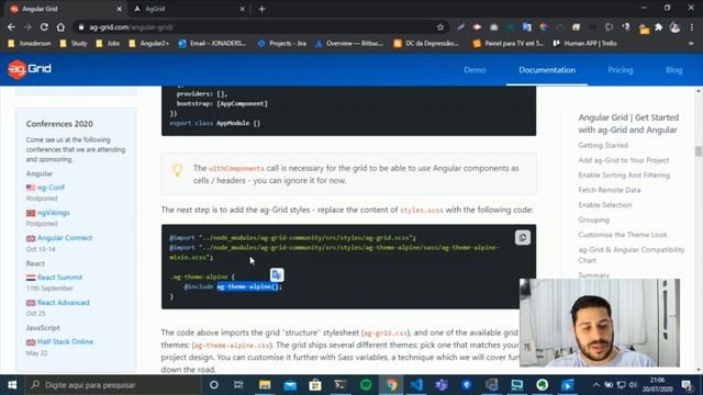 Angular + AgGrid - A combinação perfeita смотреть онлайн