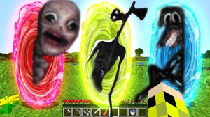 Выбери правильный портал ЗАБЫТЫЙ РЕБЕНОК или МУЛЬТЯШНЫЙ ПЁС или СИРЕНОГОЛОВЫЙ в МАЙНКРАФТ