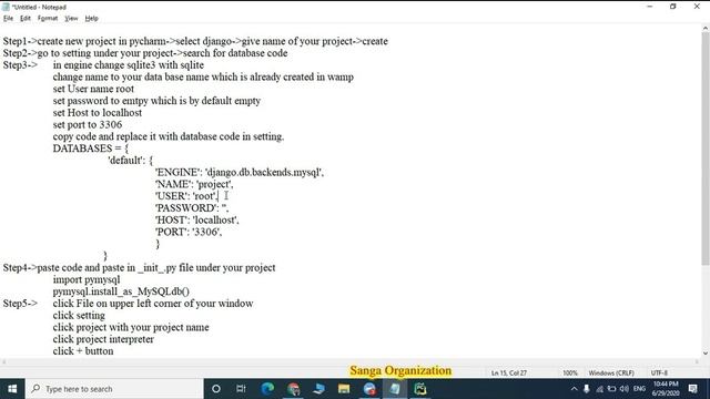 How to connect Django project with MySQL (WampServer) смотреть онлайн