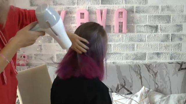 Покраска волос ?Красим волосы в фиолетовый цвет! смотреть онлайн