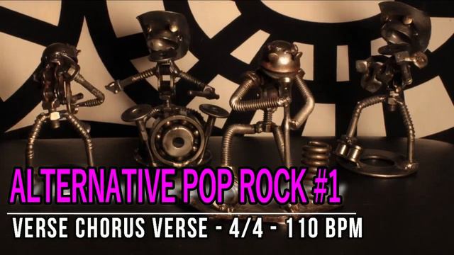 110 BPM - Alternative Pop Rock #1 - 4/4 Drum Track - Metronome - Drum Beat смотреть онлайн