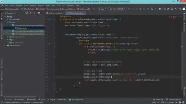 Setup Firebase Cloud Messaging in Android Studio 2022