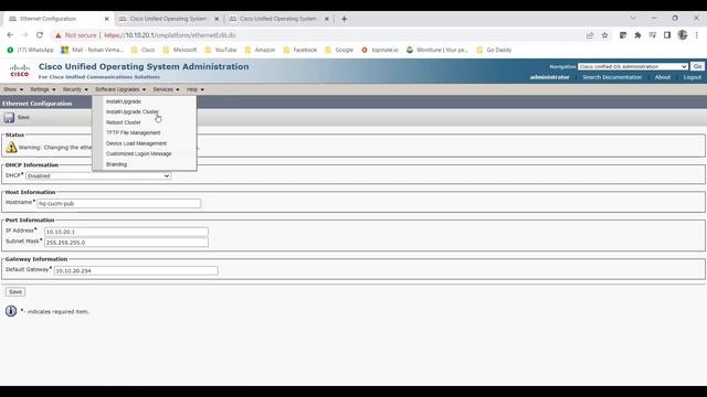 Lecture- 39 | How to change User Admin and Security Password | OS Admin - CUCM and CUC смотреть онлайн