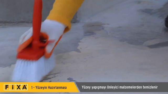 FİXA Aquacement 2K 205 - Islak Hacimlerde Su Yalıtım Uygulaması
