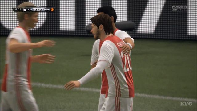 UEFA Europa League 2017 Final - FIFA 17 - AFC Ajax vs Manchester United | Gameplay (HD) [1080p60FPS смотреть онлайн