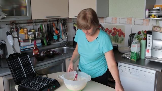 Вафли в вафельнице в Jardeko 3в 1 смотреть онлайн