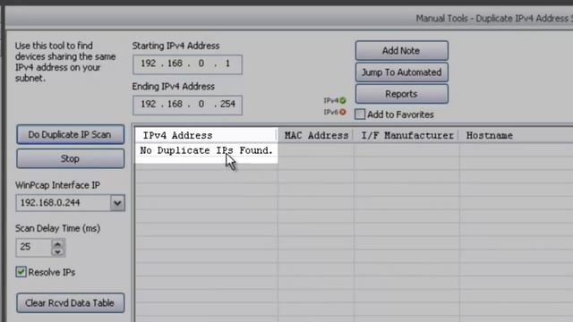 Duplicate IP Address Scanner смотреть онлайн
