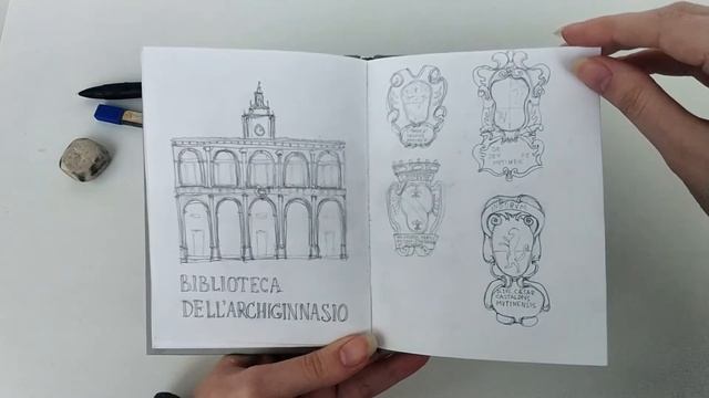 Как рисовать в путешествиях | Обзор скетчбука смотреть онлайн