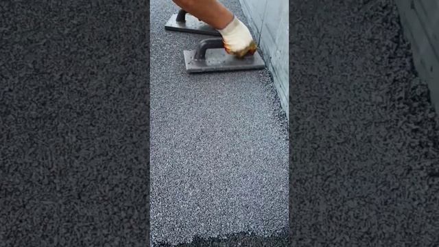 Бесшовное резиновое покрытие.